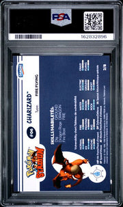 PSA 8 CHARIZARD DANONE STADIUM TIP-SHINY-GOLD