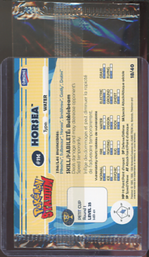 Horsea #116 Stadium Danone [sealed]