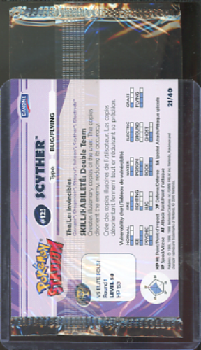 Scyther #123 Stadium Danone [sealed]