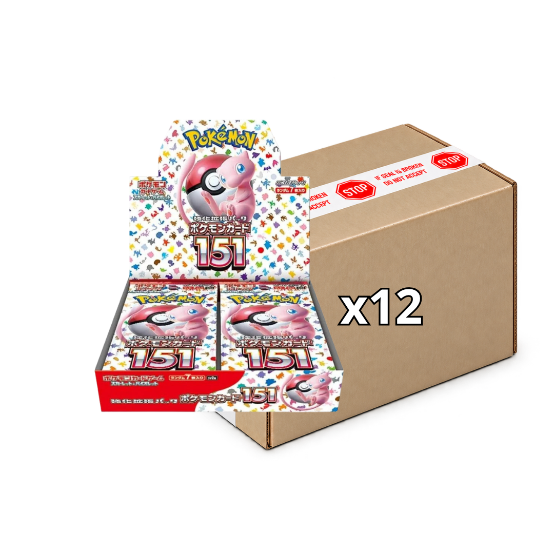 Sealed Case 151 Japanese Booster Boxes SV2a