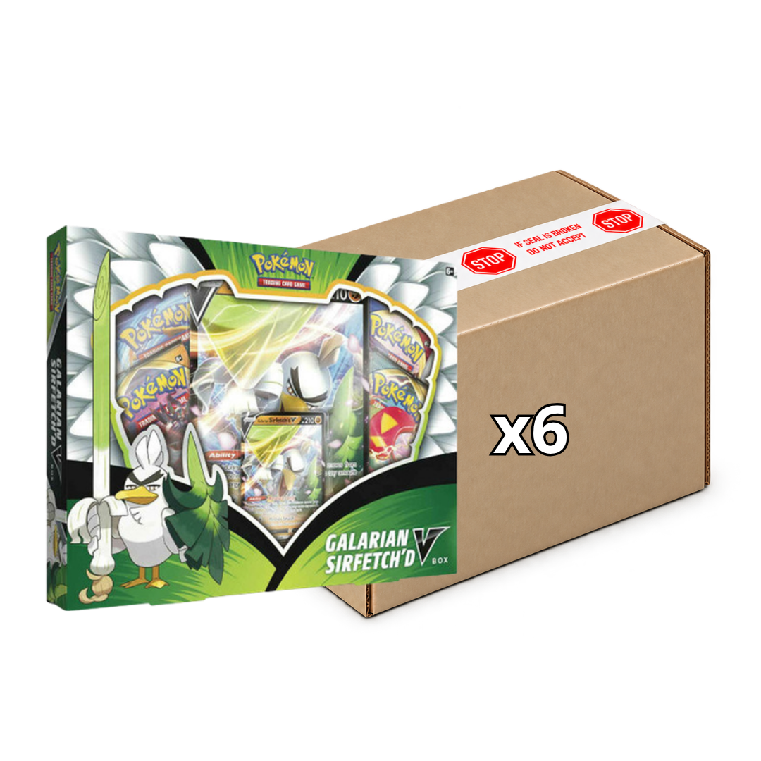 Sealed Case Galarian Sirfetch'd V Collection Box