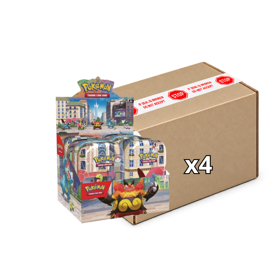 Sealed Case Lumiose City Mini Tins Display *MISSING LABEL