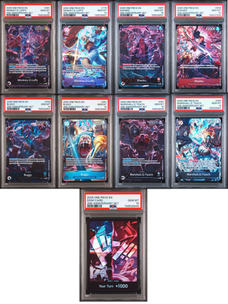 PSA 10 ONE PIECE ENGLISH VERSION 2ND ANNIVERSARY COMPLETE SET