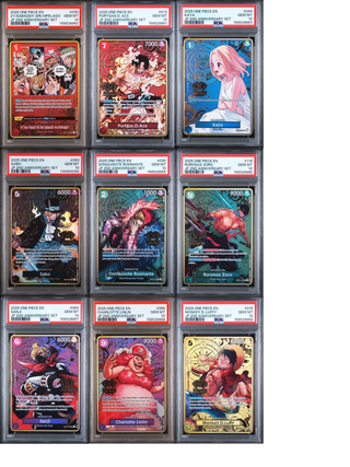 PSA 10 ONE PIECE JAPANESE 2ND ANNIVERSARY SET  COMPLETE SET