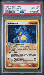PSA 10 NIDOQUEEN-HOLO FIRE RED & LEAF GREEN