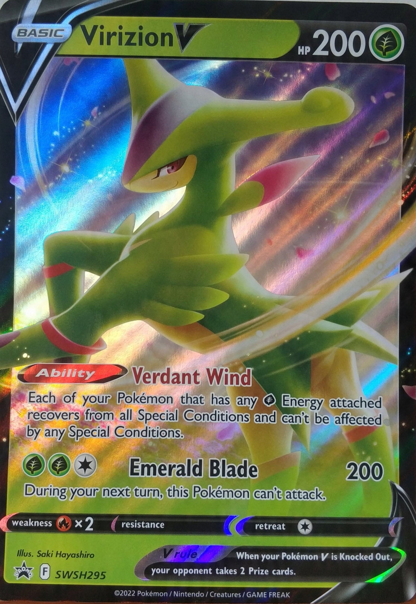 Virizion V - SWSH295 - Promo