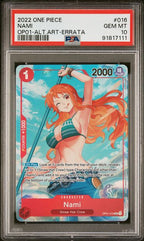 PSA 10 NAMI OP01 ALT ART ERRATA