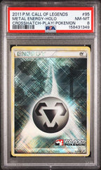 PSA 8 METAL ENERGY-HOLO CALL OF LEGENDS CROSSHATCH-PLAY!