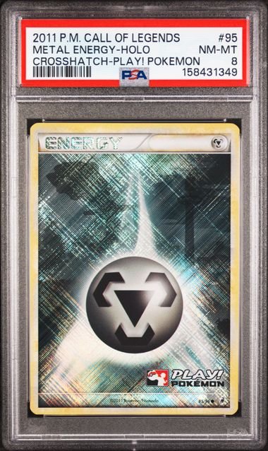 PSA 8 METAL ENERGY-HOLO CALL OF LEGENDS CROSSHATCH-PLAY!