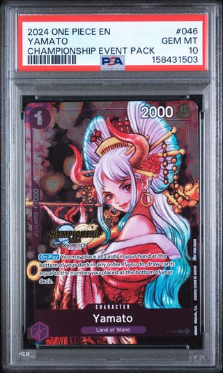 PSA 10 YAMATO CHAMPIONSHIP 2024 EVENT PACK
