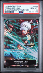 PSA 10 CHAMPIONSHIP 2024 EVENT PACK TRAFALGAR LAW