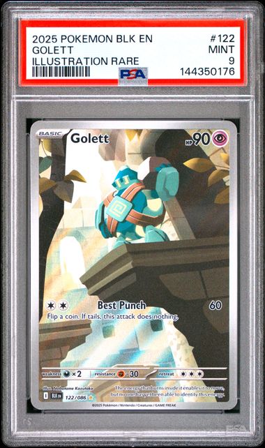 PSA 9 GOLETT ILLUSTRATION RARE