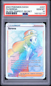 PSA 10 FA/SERENA SILVER TEMPEST-SECRET