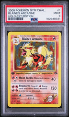 PSA 9 BLAINE'S ARCANINE HOLO-1ST EDITION
