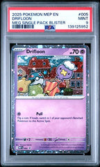 PSA 9 DRIFLOON MEGA EVOLUTION BLACK STAR PROMOS