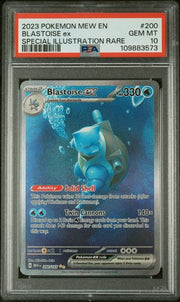 PSA 10 BLASTOISE EX SPECIAL RARE ILLUSTRATION