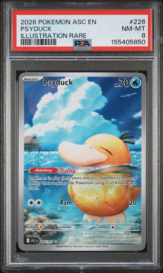 PSA 8 PSYDUCK ASCENDED HEROES