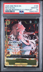 PSA 10 NICO OLVIA ONLINE REGIONALS V1-FINALIST