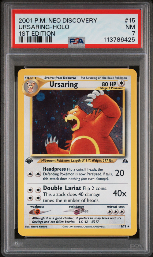 PSA Card Front