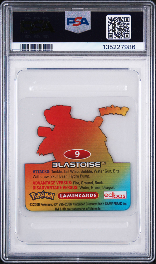 PSA Card Back