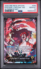 PSA 10 EUSTASS "CAPTAIN" KID ALTERNATE ART