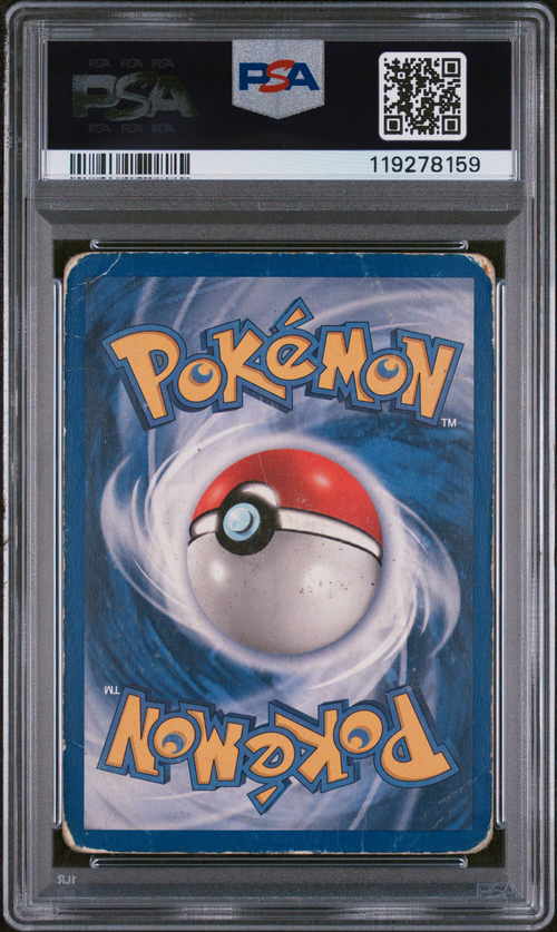 PSA Card Back