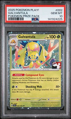 PSA 10 GALVANTULAPLAY! POKEMON PRIZE PACK