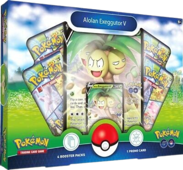 Pokemon GO Alolan Exeggutor V Collection Box