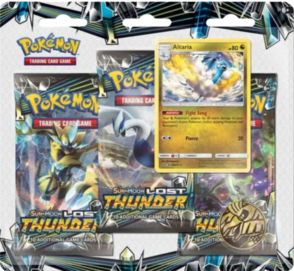 Lost Thunder Altaria 3-Pack Blister