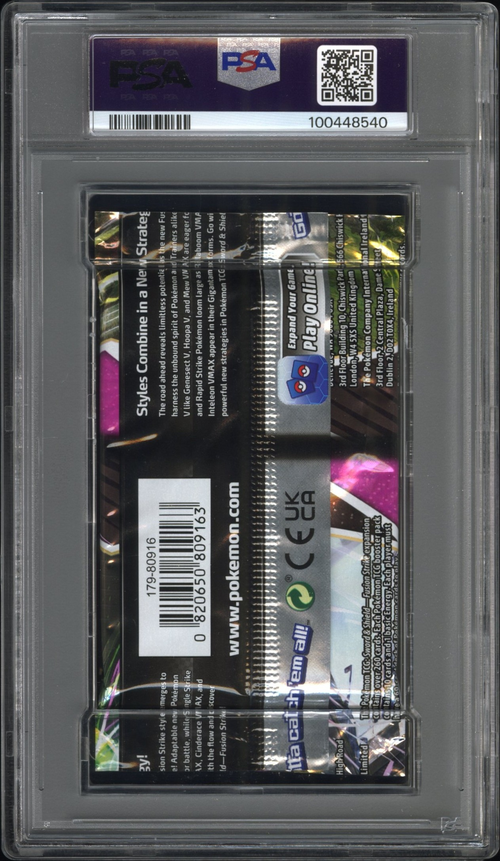 PSA Card Back