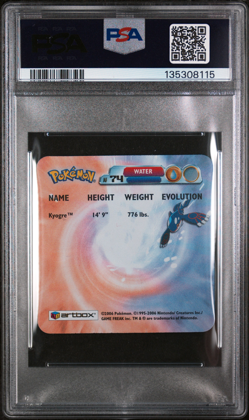 PSA Card Back