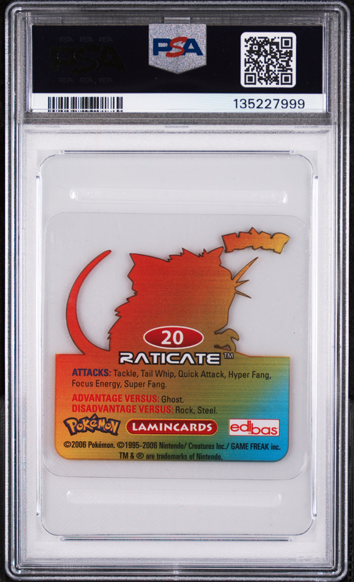 PSA Card Back