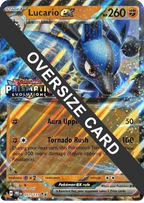 Lucario ex Prismatic Evolutions stamp - Jumbo