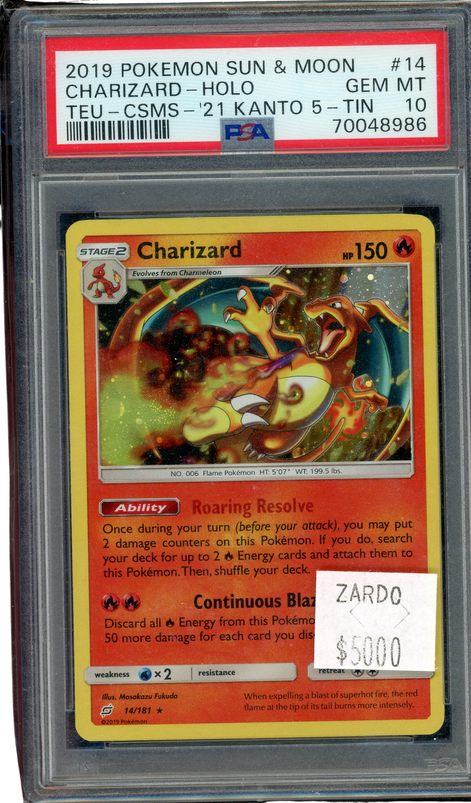 PSA 10 Charizard Holo -Costco Promo 