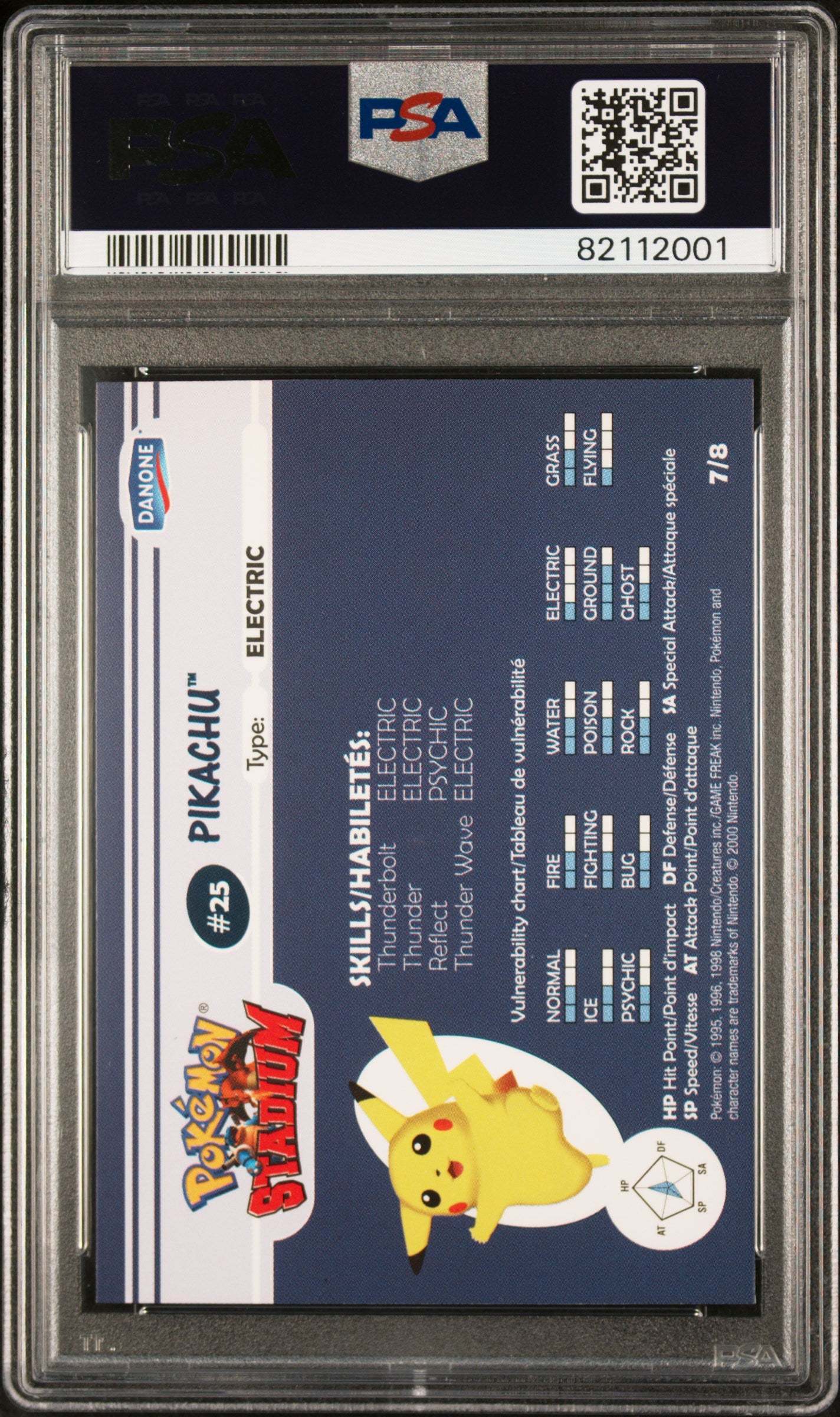 PSA 10 PIKACHU STADIUM TIP-SHINY-GOLD