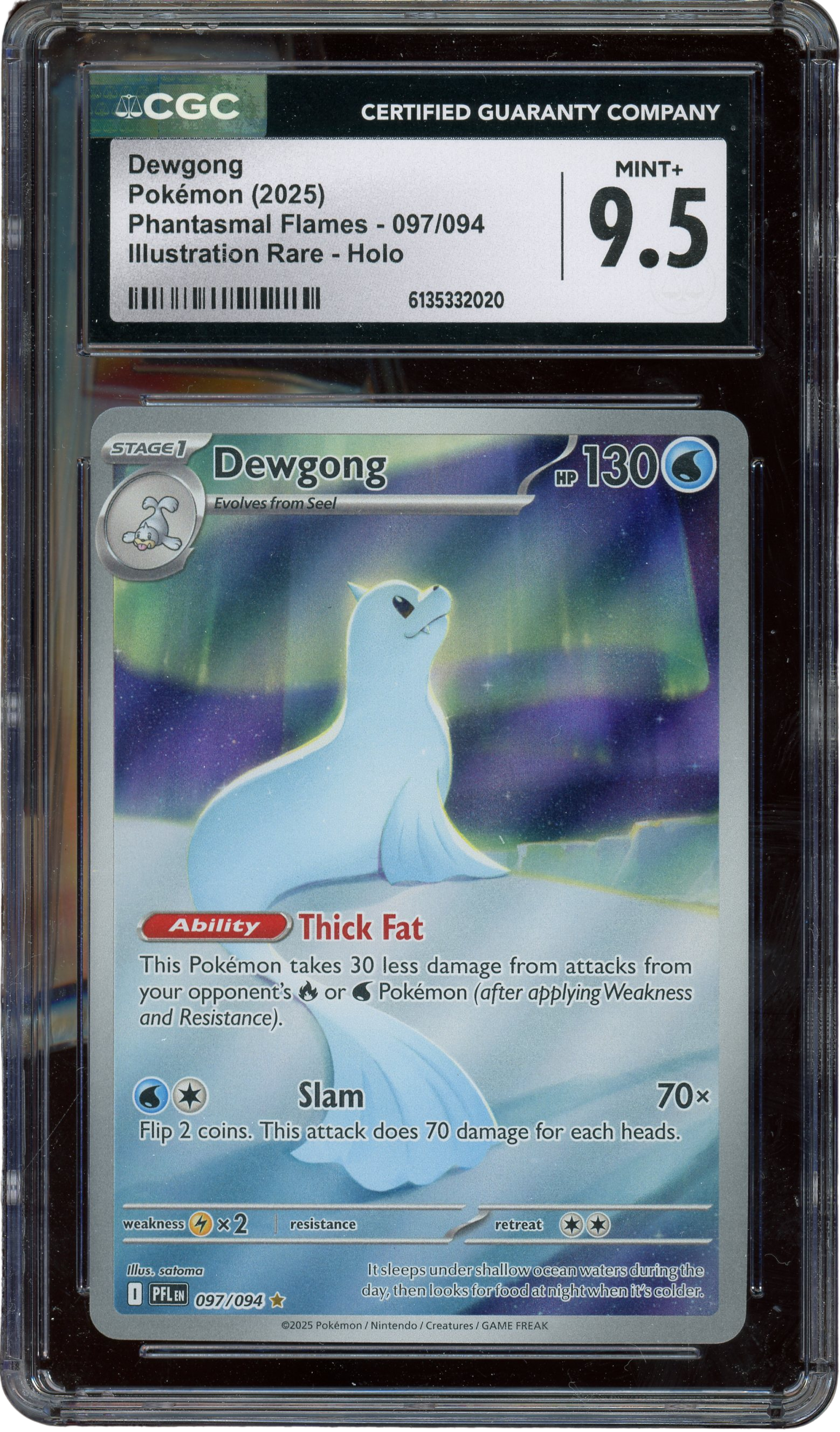 CGC 9.5 DEWONG PHANTASMAL FLAMES 