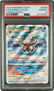 PSA 10 FA/DARKRAI VSTAR CROWN ZENITH