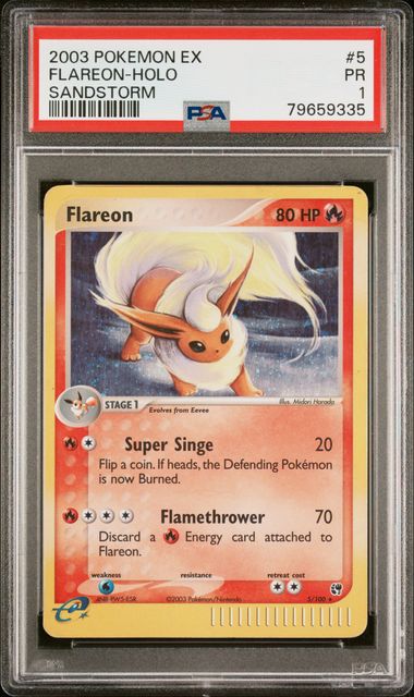PSA 1 JOLTEON & FLAREON SANDSTORM