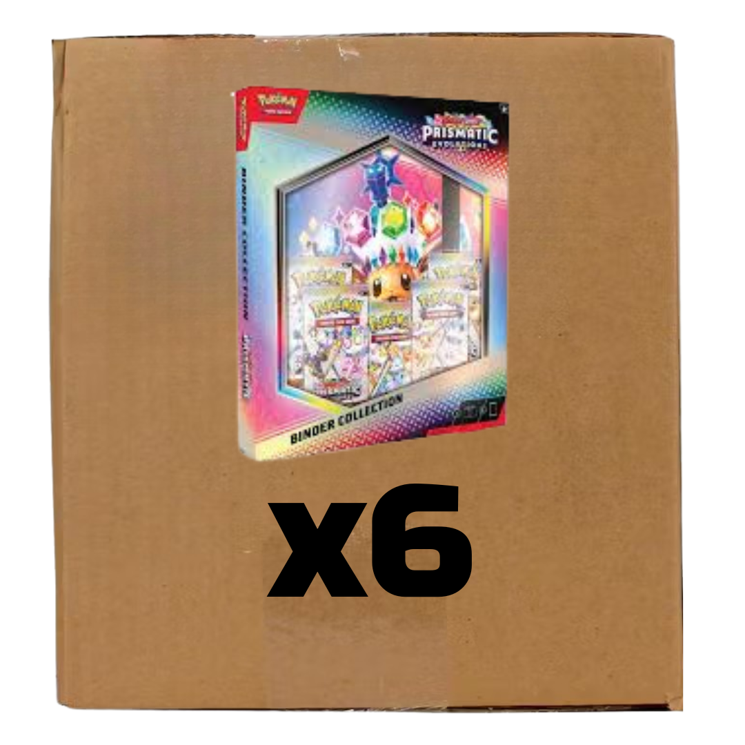 Sealed Case Prismatic Evolutions Binder Collection Box
