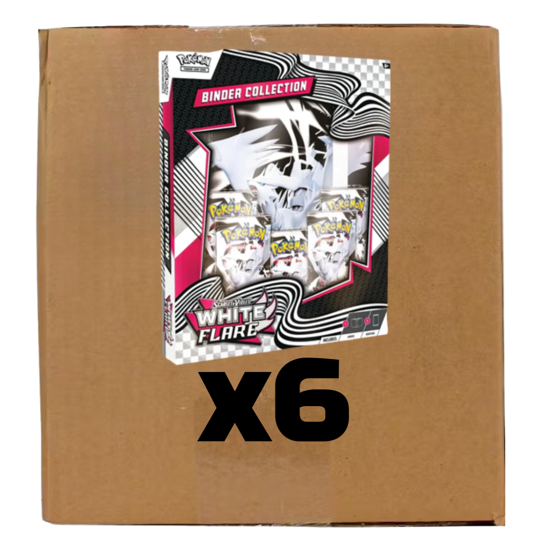Sealed Case White Flare Binder Collection