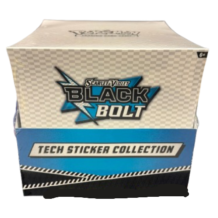 Sealed Case Black Bolt Tech Sticker 3-Packs Blister