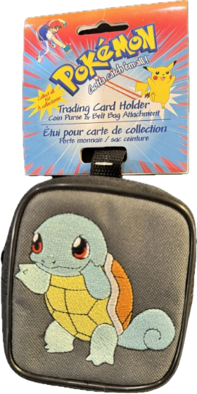 Squirtle Trading Card Holder Coin Purse & Belt Bag Attachment