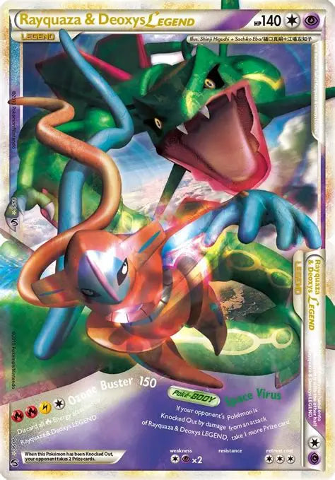 Rayquaza & Deoxys Legend [Set of 2] (89/90 & 90/90) Undaunted 