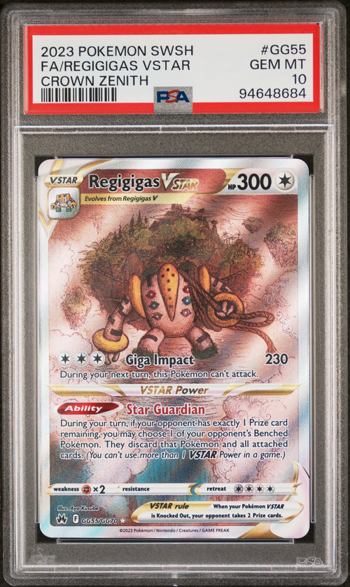 PSA Card Front