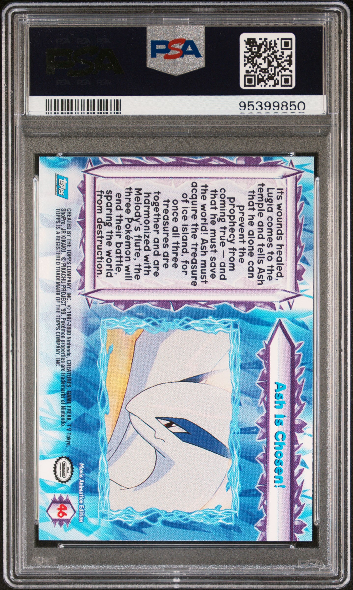 PSA 10 ASH IS CHOSEN! THE MOVIE 2000-FOIL