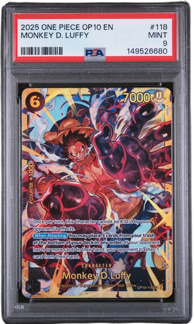PSA 9 MONKEY D. LUFFY ROYAL BLOOD 