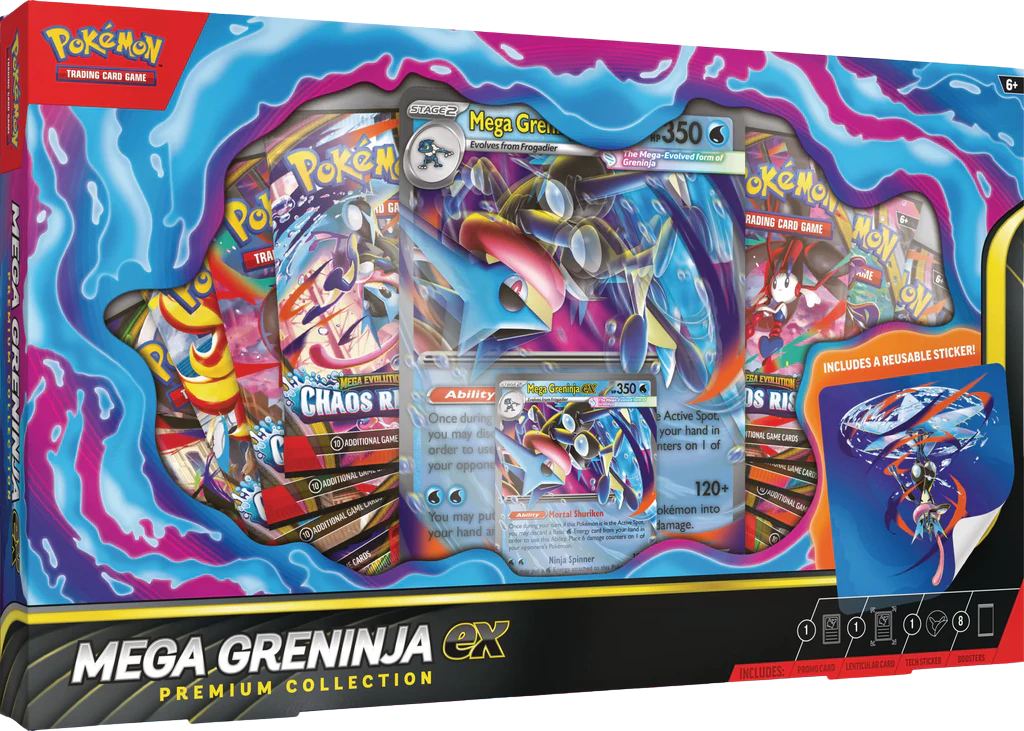 Mega Greninja EX Premium Collection Box 