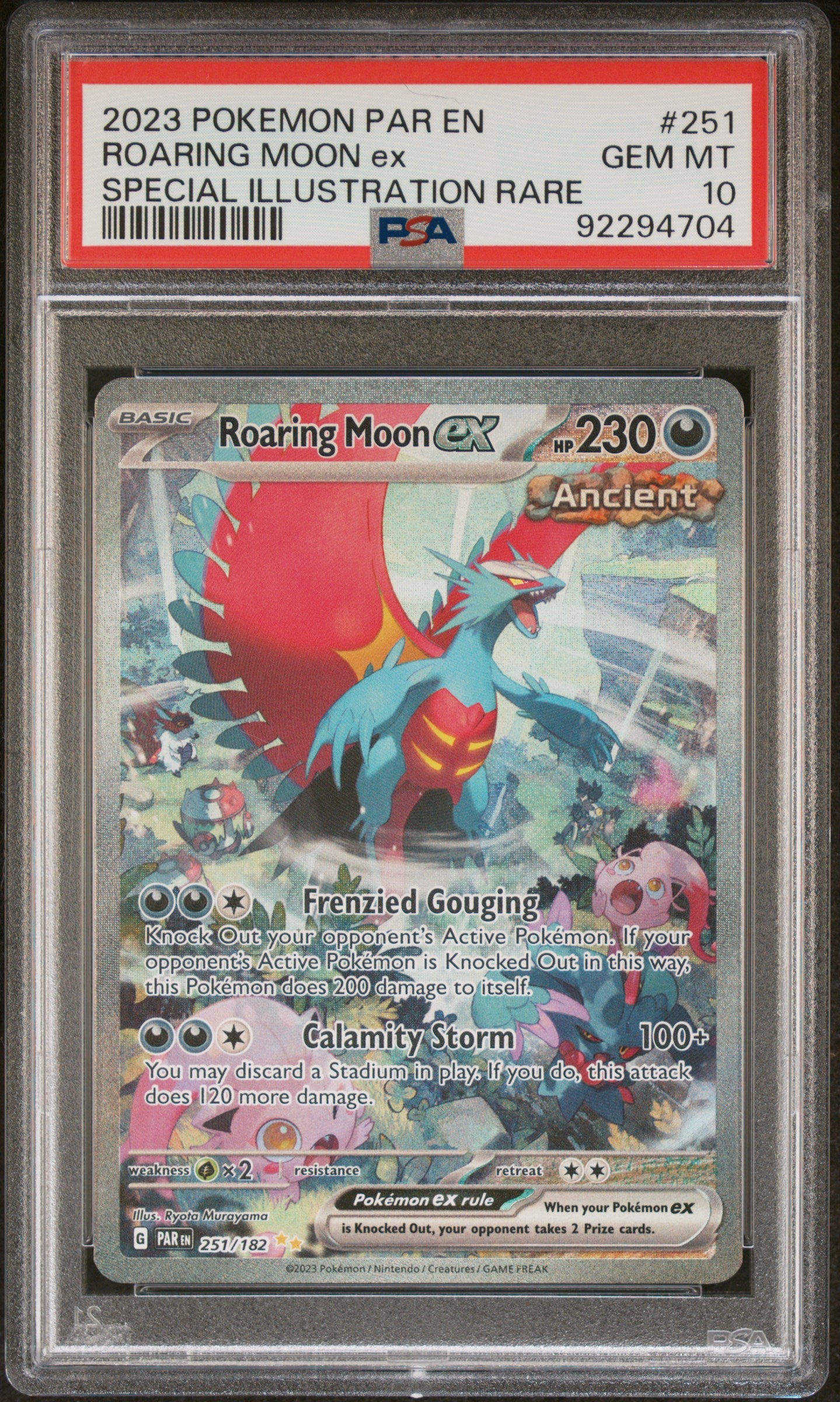 PSA 10 ROARING MOON ex SPECIAL ILLUSTRATION RARE