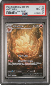 PSA 10 NINETALES OBSIDIAN FLAMES