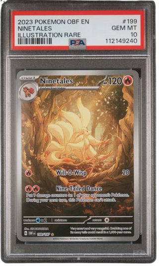 PSA 10 NINETALES OBSIDIAN FLAMES